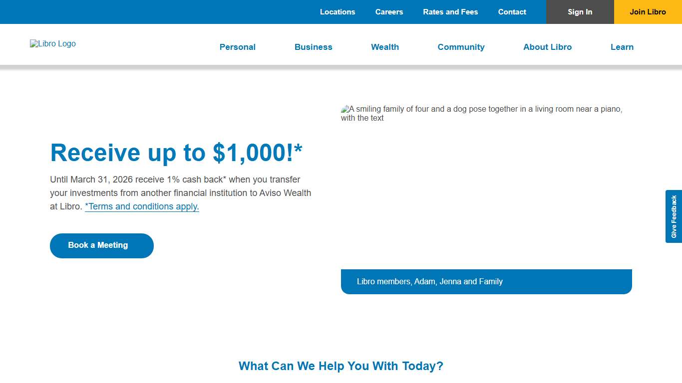 Libro Credit Union - Banking & Financial Services